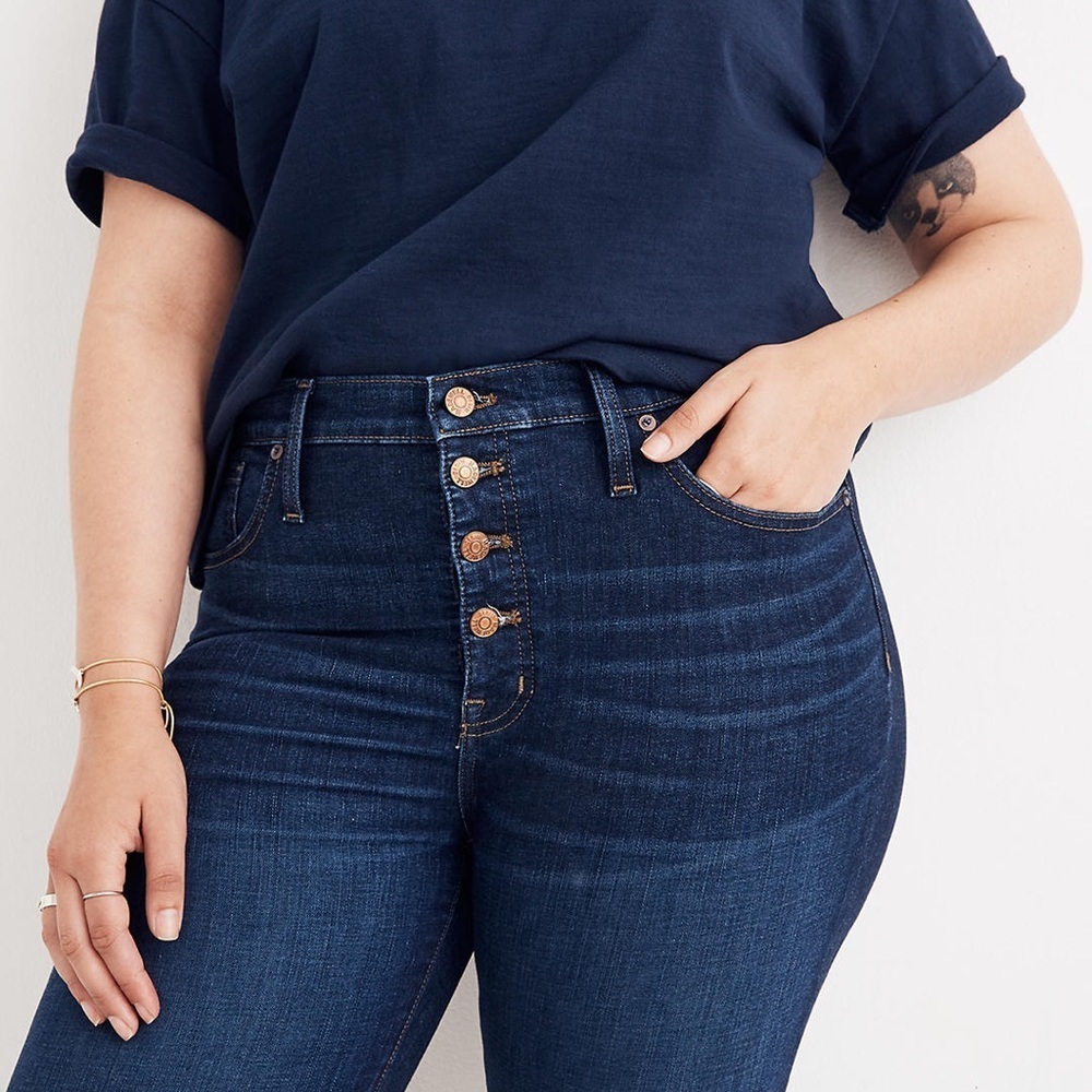 Madewell Tall 9" Mid-Rise Skinny Jeans size w37